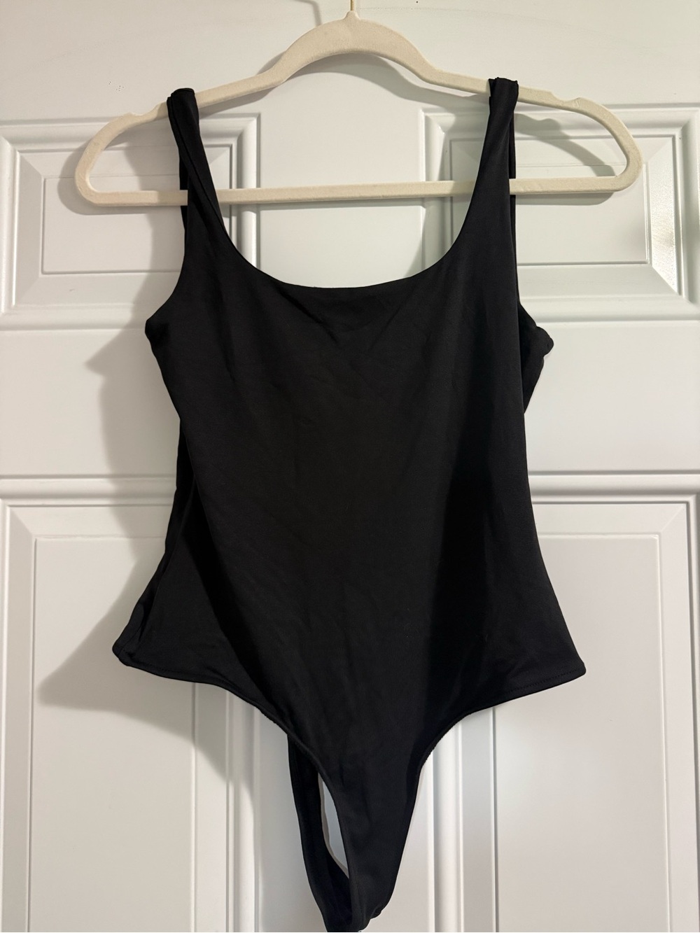 71. Zara Black Scoop Neck Bodysuit - M NWT